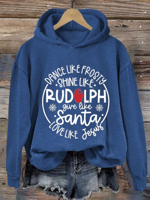 Rudolph - Sudadera de Manga Larga Para Mujer