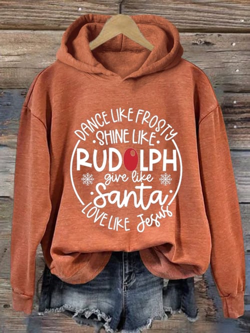 Rudolph - Sudadera de Manga Larga Para Mujer