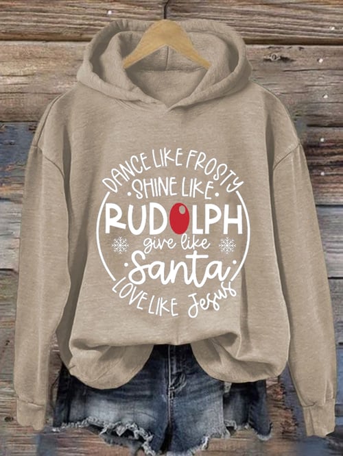 Rudolph - Sudadera de Manga Larga Para Mujer