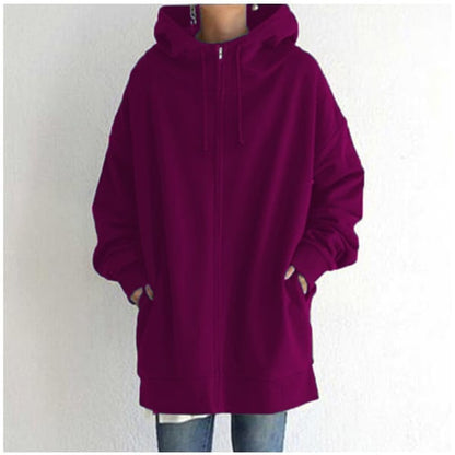 Sudadera con Capucha Alexia Mujer Otoño Invierno con Cremallera