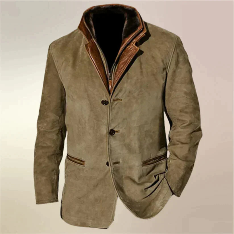 Lucas - Chaqueta vintage de otoño para hombre