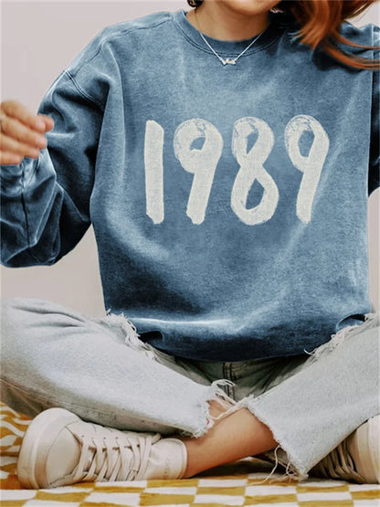 Sudadera Vintage Washed 1989