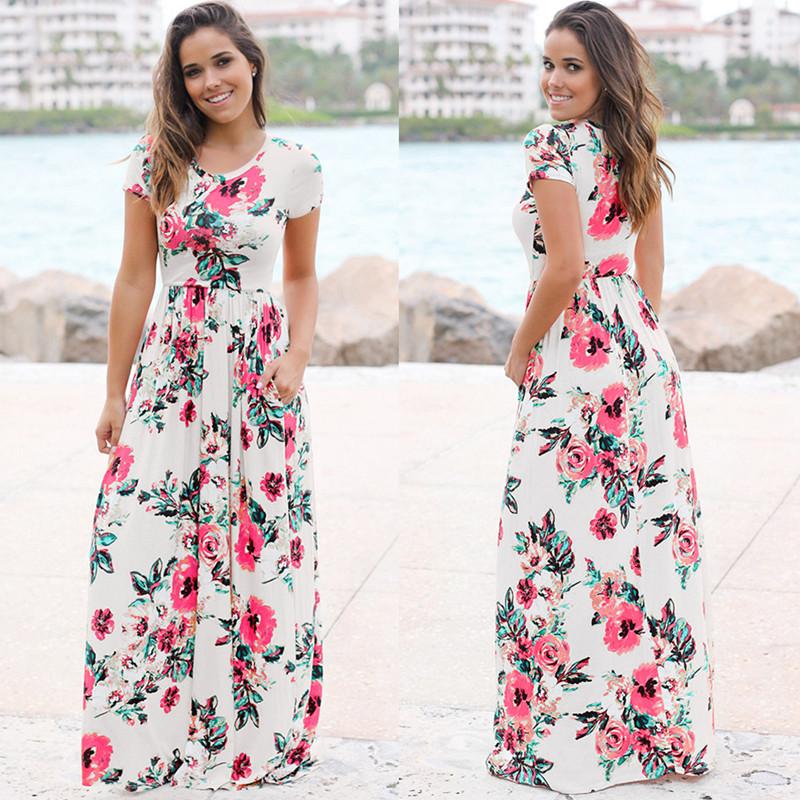 Maxivestido floral Oaklie