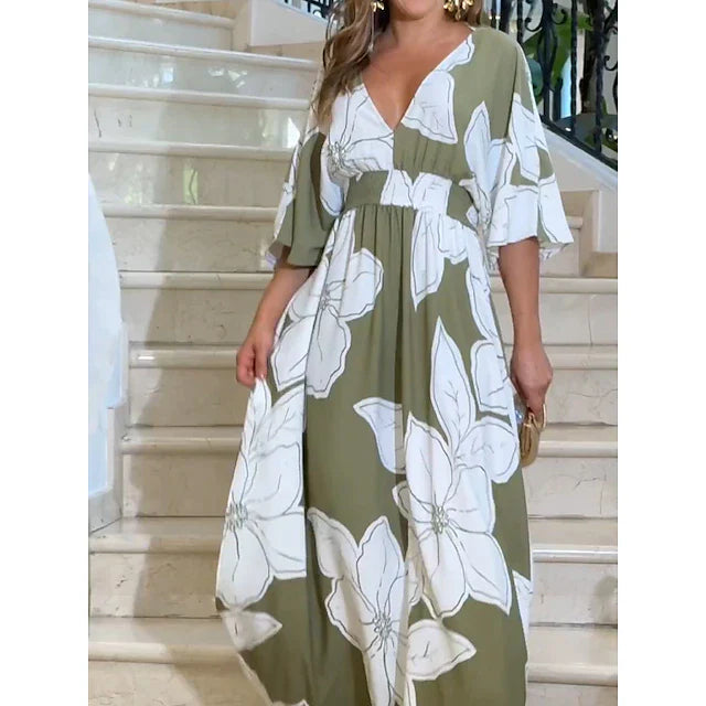 Vestido casual de mujer floral